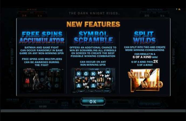Игровой автомат The Dark Knight Rises - призы от темного рыцаря в казино Вулкан