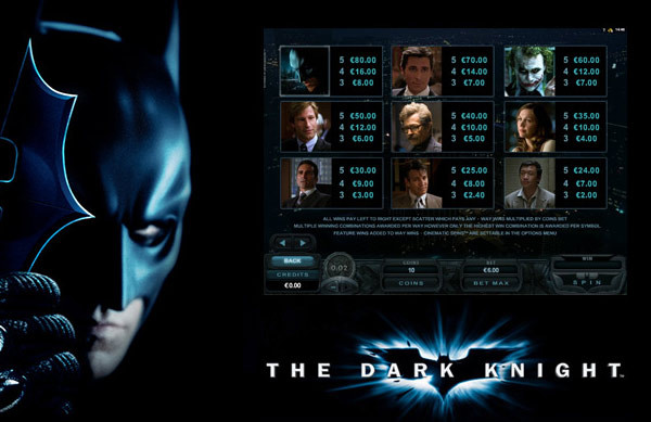 Игровой автомат The Dark Knight Rises - призы от темного рыцаря в казино Вулкан